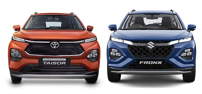 Toyota Taisor vs Maruti Fronx: What's the difference?